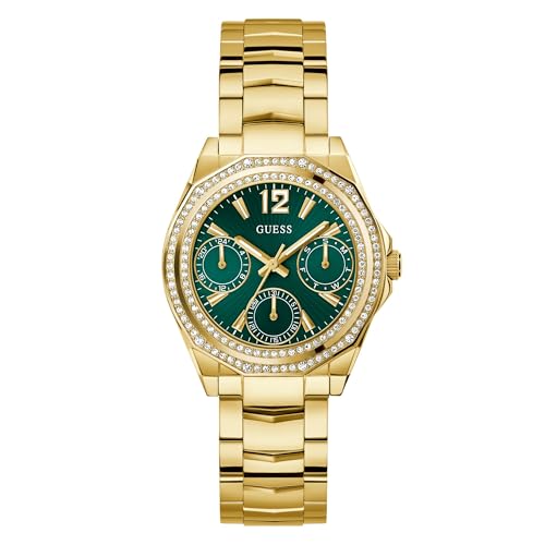 GUESS Damen Uhr Armbanduhr Ritzy GW0685L5 Edelstahl Gold von GUESS