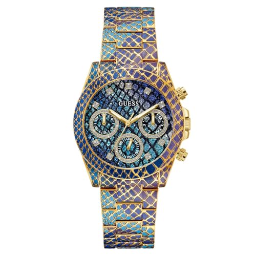 GUESS Damen Uhr Armbanduhr SERPENTINA GW0752L1 Edelstahl von GUESS