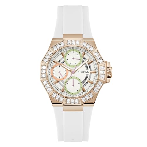 GUESS Damen Uhr Armbanduhr Selene GW0695L3 Silikon von GUESS