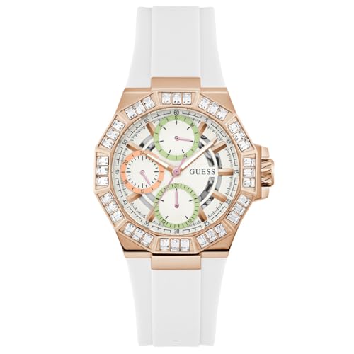 GUESS Damen Uhr Armbanduhr Selene GW0695L3 Silikon von GUESS