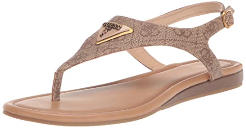 GUESS Damen Unali Sandale, Beige 210, 39 EU von GUESS