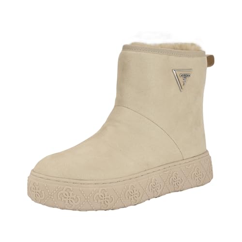 GUESS Women's Unity Ankle Boot, Elfenbein 150, 36.5 EU von GUESS