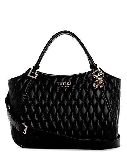 GUESS Damen Valla Tote Tragetasche, Schwarz von GUESS