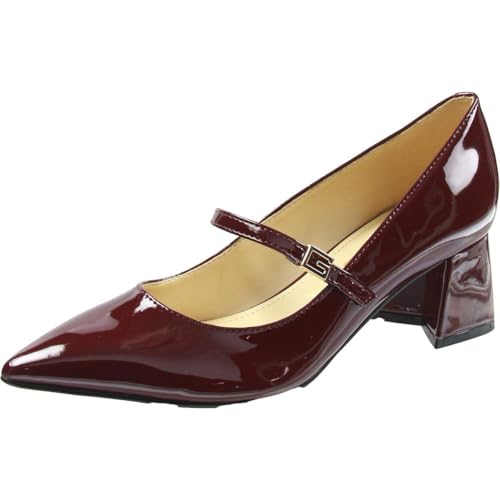 Guess Damen Zands Pump, Dark Red Patent 600, 38.5 EU von GUESS