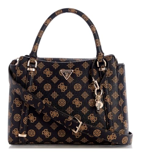 GUESS Daryna II Two Compound Satchel Mocha Logo von GUESS
