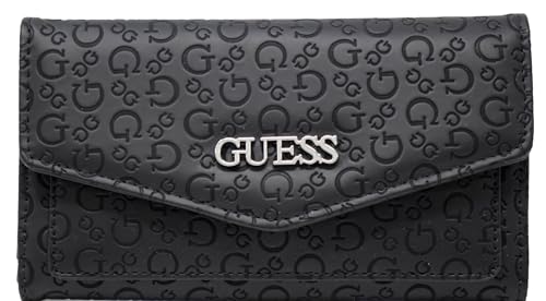 GUESS Daxton Slim Logo Clutch Wallet, Marmor Schwarz/Weiß, Einheitsgröße, Slim Wallet von GUESS