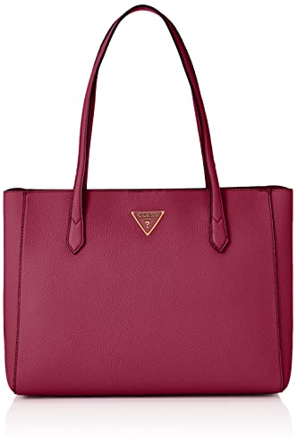 GUESS Downtown Chic Turnlock Tote Plum von GUESS