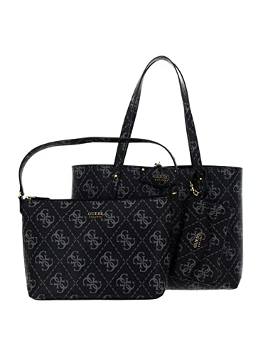 GUESS Eco Brenton Tote Coal Logo von GUESS