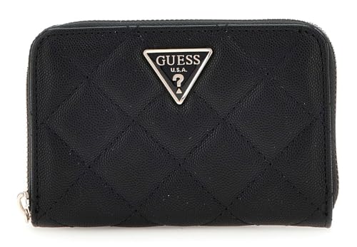 GUESS Eco Carly SLG Medium Zip Around Wallet Black von GUESS