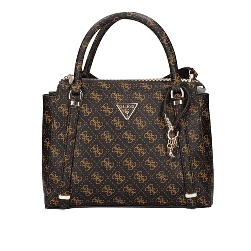 GUESS Eco Erica 2 Compartment Mini Tote Brown Logo von GUESS
