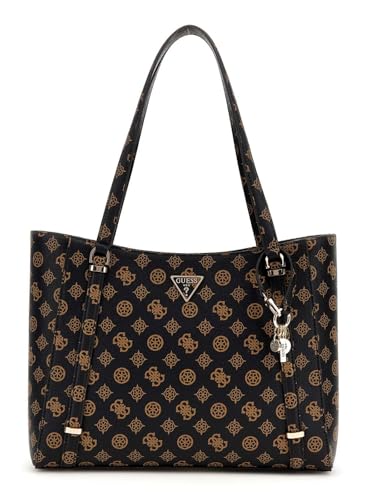 GUESS Eco Erica Elite Tote Bag Brown Logo von GUESS