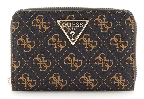 GUESS Eco Erica SLG Medium Zip Around Wallet Brown Logo GUESS Eco Erica SLG Medium Zip Around Wallet Brown Logo von GUESS