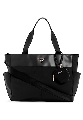 GUESS Damen Eco Gemma Reisetasche, Tragetasche, Schwarz von GUESS