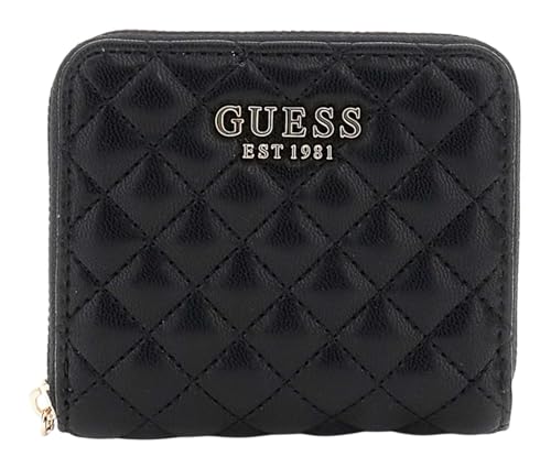 GUESS Eco Rianee SLG Zip Around Wallet S Black von GUESS