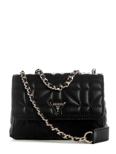 GUESS Edita Mini Convertible Crossbody Flap Black von GUESS