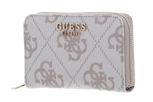 GUESS Eliette Logo SLG Zip Around Wallet M Dove Logo von GUESS