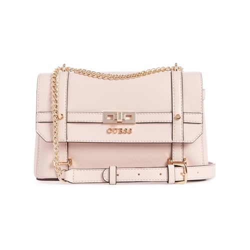 GUESS Damen Emilee Convertible Flap, Crossbody-Klappe, Hellrosa GUESS Damen Emilee Convertible Flap, Crossbody-Klappe, Hellrosa von GUESS