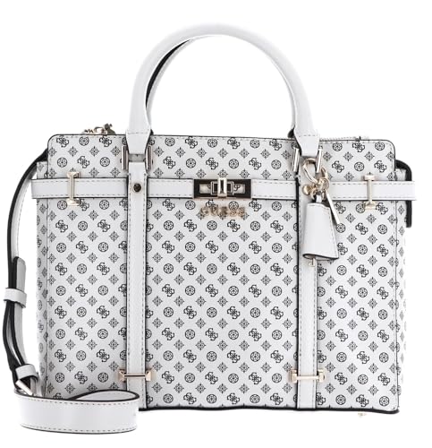 Guess GUESS Emilee Luxury Satchel Stone Logo von GUESS