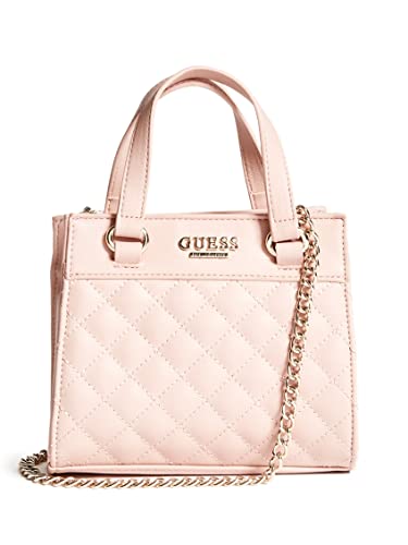 GUESS Factory Damen Taylor Mini Satchel Crossbody, Blush, NS von GUESS