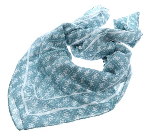 GUESS G-James Logo Scarf Tourquoise Logo von GUESS