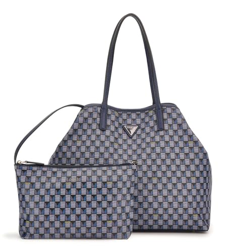 GUESS G Wave Large 2 In 1 Tote Bag L Blue Logo von GUESS