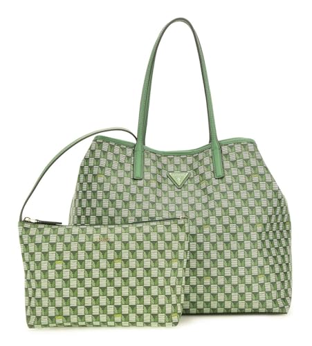 GUESS G Wave Large 2 In 1 Tote Bag L Green Logo von GUESS