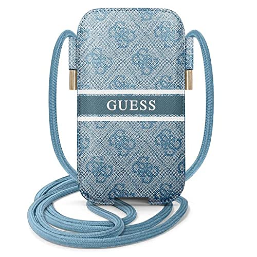 GUESS GUPHL4GDBL Tasche 6,7 Zoll Blue 4G Stripe von GUESS