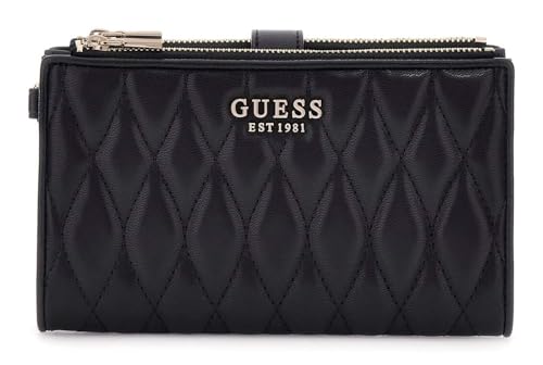GUESS Geldbörse Handgelenktasche Valla Zip Around Organizer Black schwarz von GUESS