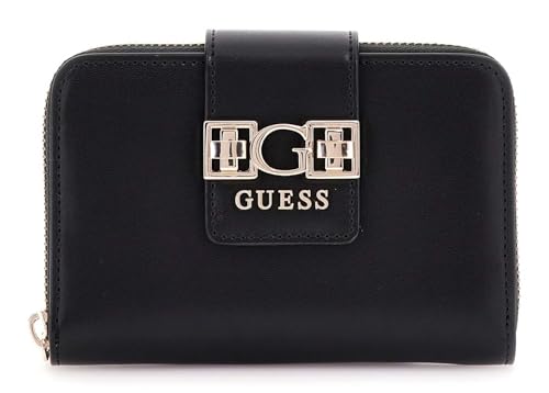 GUESS Geldbörse Jane Zip Around Wallet Black schwarz von GUESS