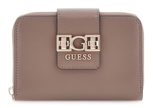 GUESS Geldbörse Jane Zip Around Wallet Dark Taupe von GUESS