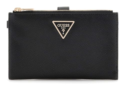 GUESS Geldbörse Laurel II SLG Double Zip Organizer Black schwarz von GUESS