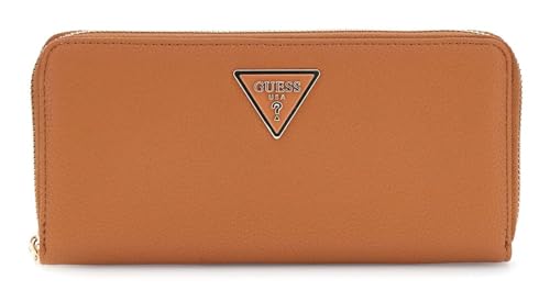 GUESS Geldbörse Laurel II SLG Large Zip Around Wallet Cognac braun von GUESS