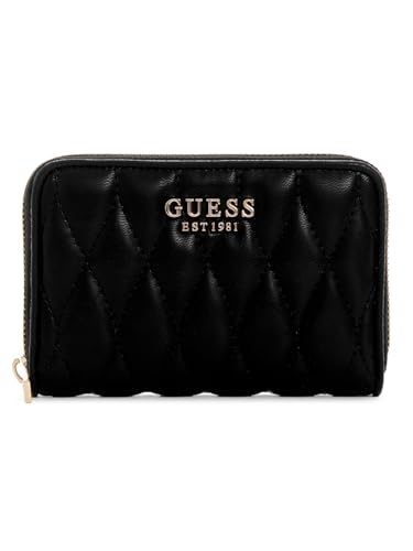 GUESS Geldbörse Valla Zip Around Wallet Black schwarz GUESS Geldbörse Valla Zip Around Wallet Black schwarz von GUESS