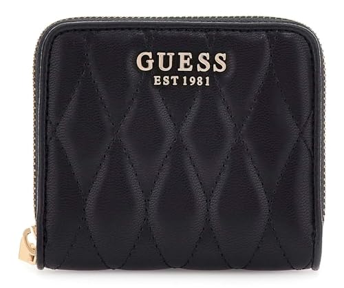 GUESS Geldbörse Valla Zip Around Wallet Black schwarz von GUESS