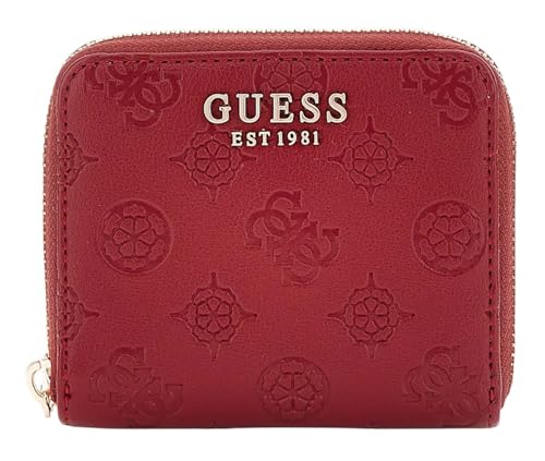 GUESS Gerty SLG Small Zip Around Wallet Claret von GUESS