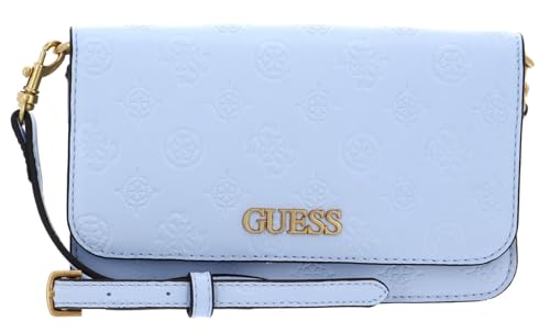 GUESS Geva Three Compartment Organizer Bag Ice Blue Logo von GUESS
