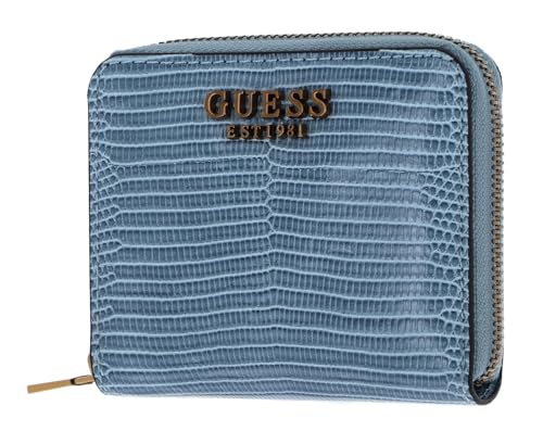 GUESS Ginevra Small Zip Around Light Denim von GUESS