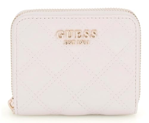 GUESS Giully II SLG Zip Around Wallet M Cream White von GUESS