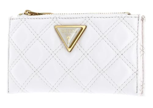GUESS Giully SLG Double Zip Coin Purse Ivory von GUESS