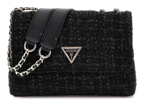 GUESS Giully Two Compartment Convertible Flap Black von GUESS