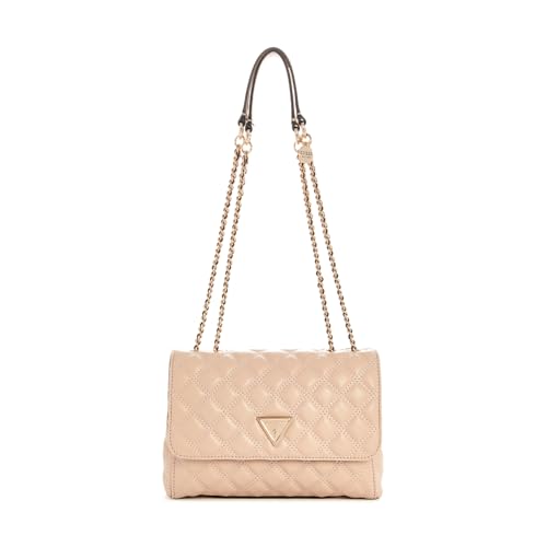 GUESS Giully Two Compartment Convertible Flap Light Beige von GUESS