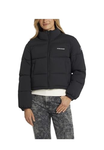 GUESS Gj Cropped Puffer W4BL20WGII2 Daunenjacke, kurz, Schwarz, Schwarz , L von GUESS