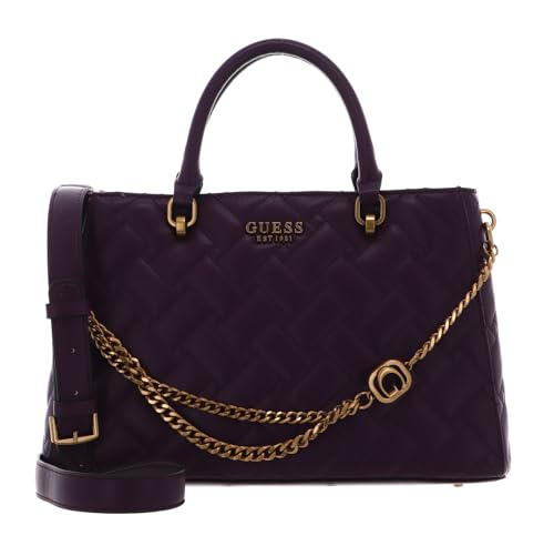 Guess Gracelynn Girlfriend Satchel Plum von GUESS