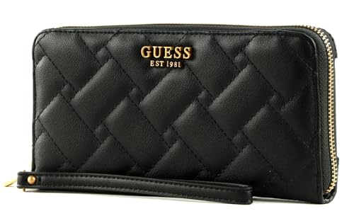 GUESS Gracelynn SLG Large Zip Around Wallet Black von GUESS