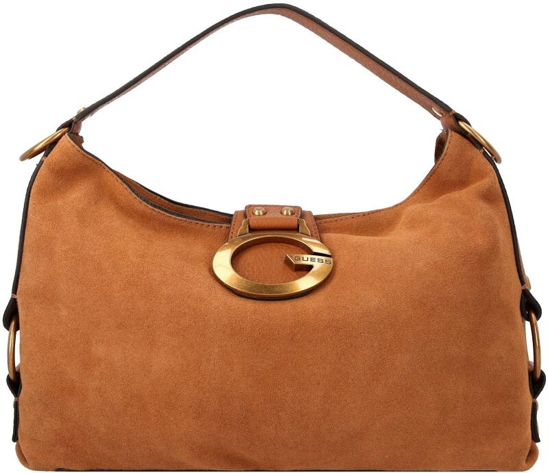 GUESS - Guess Camden Schultertasche echt Leder cognac Braun von GUESS