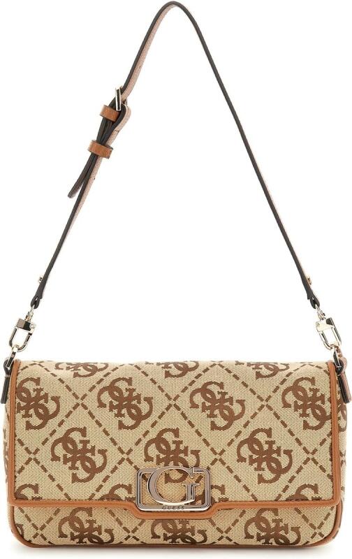 GUESS - Guess Circe Flap Umhängetsche latte logo Braun von GUESS