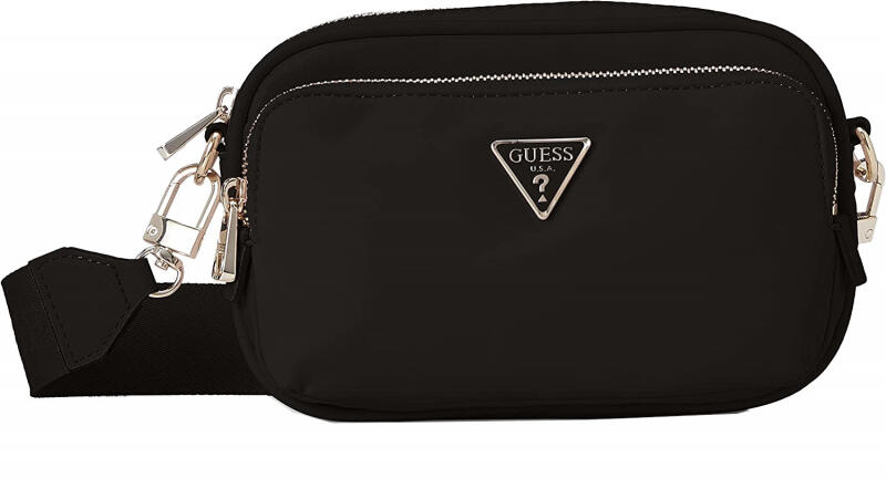 GUESS - Guess ECO Gemma Umhängetasche klein Synthetik black Schwarz von GUESS