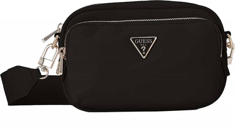GUESS - Guess ECO Gemma Umhängetasche klein Synthetik black Schwarz von GUESS