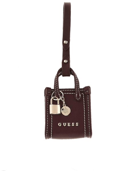 GUESS - Guess Keyring, Schlüsselanhänger, Taschenanhänger, Bordeaux von GUESS