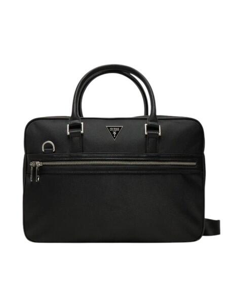 GUESS - Guess Lugano Laptoptasche, Aktentasche, Schwarz von GUESS